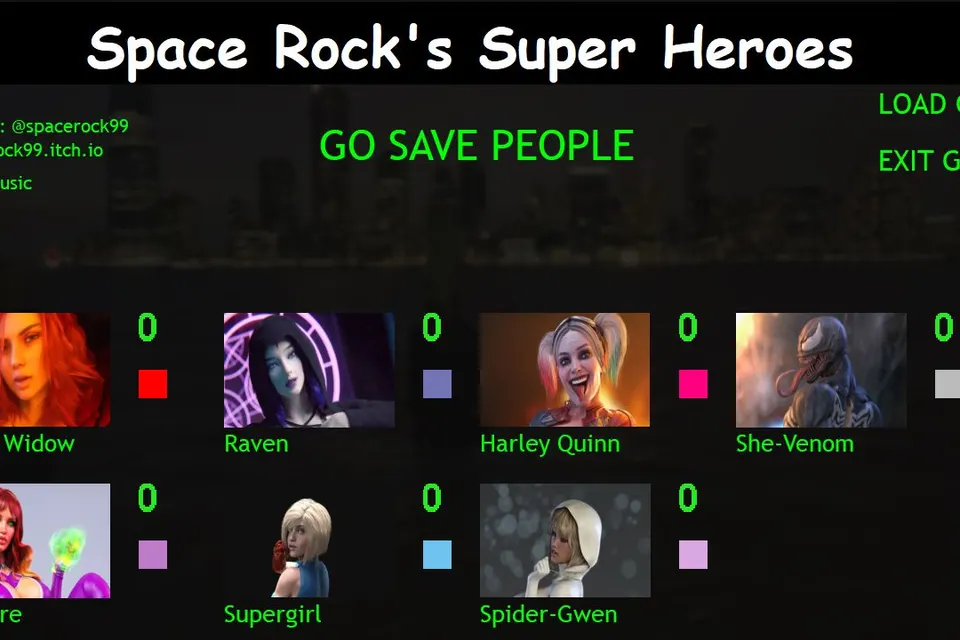 Space Rock's Super Heroes cover