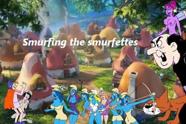 Smurfing the Smurfettes cover