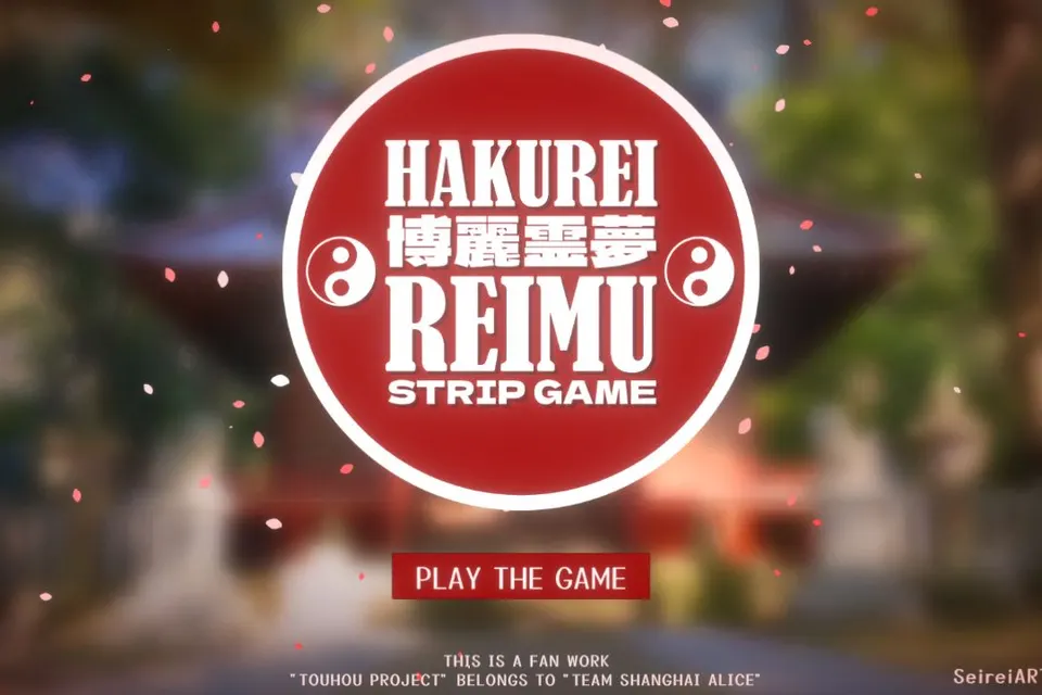 Hakurei Reimu Strip Game cover