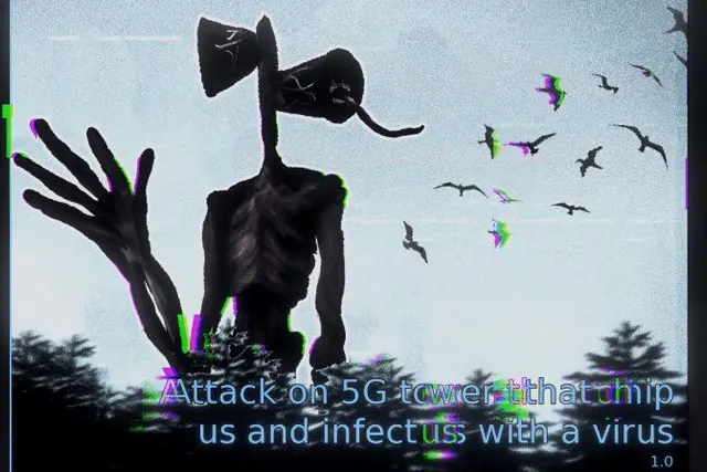 Attack on 5G towers that chip us and infect us with a virus cover