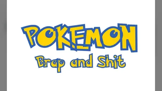 Pokemon Brap and Shit cover