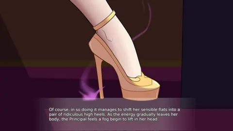 The Principals Bimbofication - A Kinetic Visual Novel screenshot 3