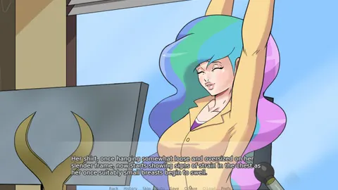 The Principals Bimbofication - A Kinetic Visual Novel screenshot 4