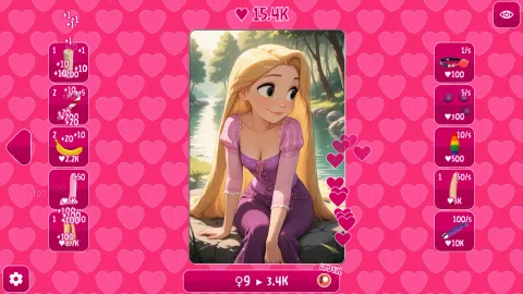 Rapunzel Clicker screenshot 1