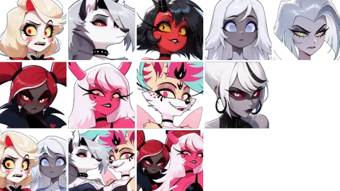 Hazbin Hotel & Helluva Boss Hentai Clicker screenshot 1
